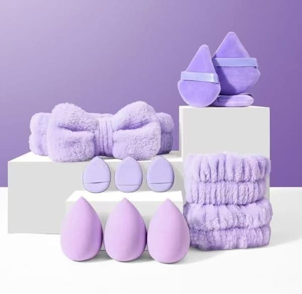 12 Pcs Makeup Puff Set