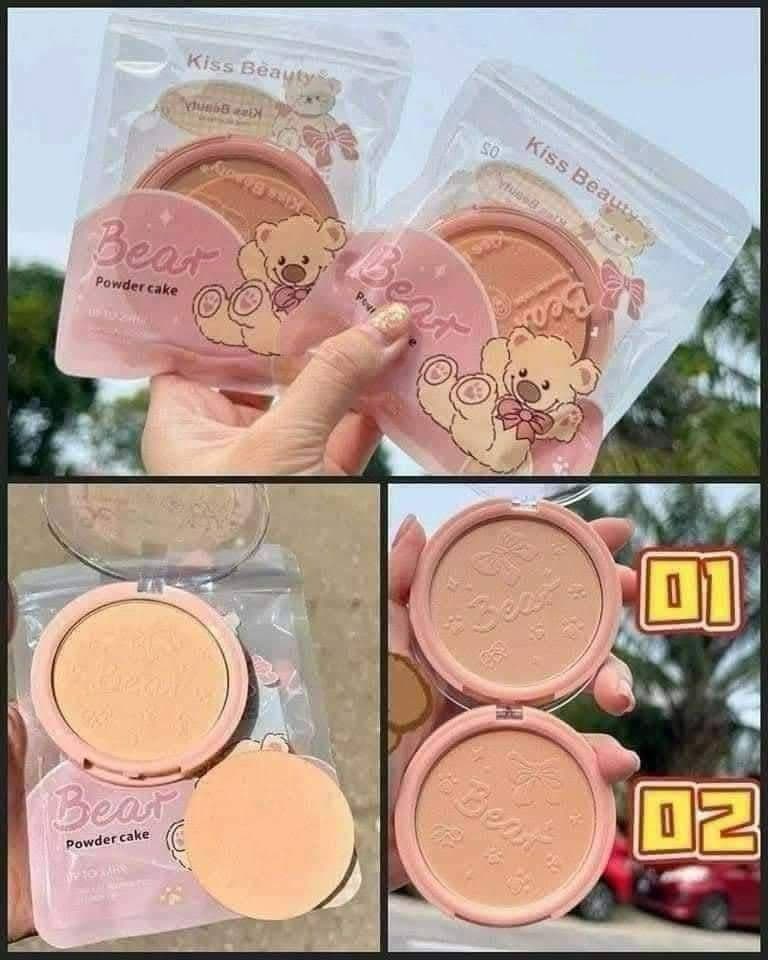 Kiss Beauty Bear Powder Cake