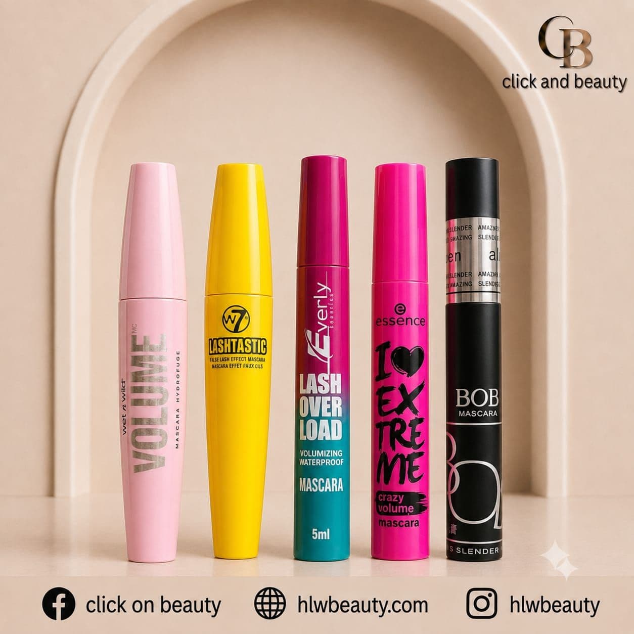 Ultimate 5-in-1 Volumizing & Waterproof Mascara Collection Set