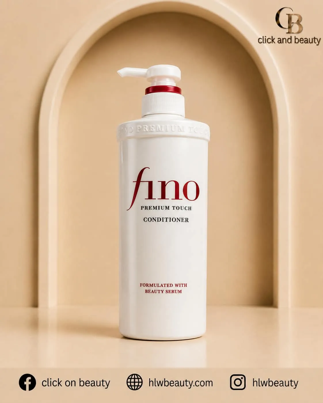 Fino Premium Touch Conditioner Formulated with Beauty Serum