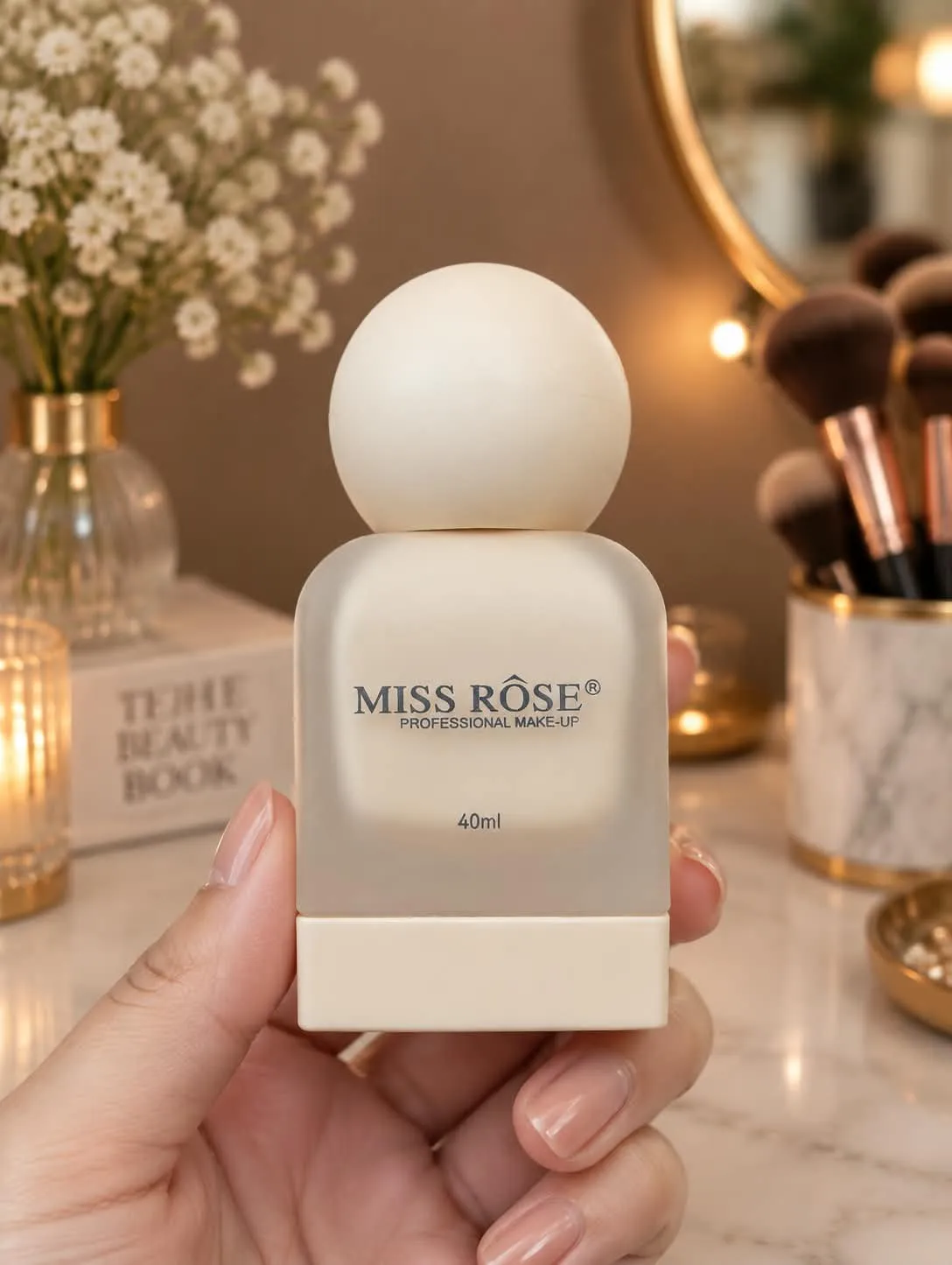 Miss Rose Professional Make-Up Round Bottle Foundation